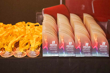 Troféus para o Circuito Nacional de Dança